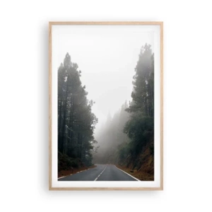 Póster en marco roble claro - La historia de un bosque mágico - 61x91 cm