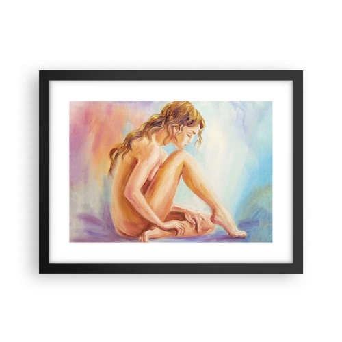 Póster en marco negro - Acto de juventud - 40x30 cm