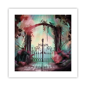 Póster - Jardín secreto - 40x40 cm