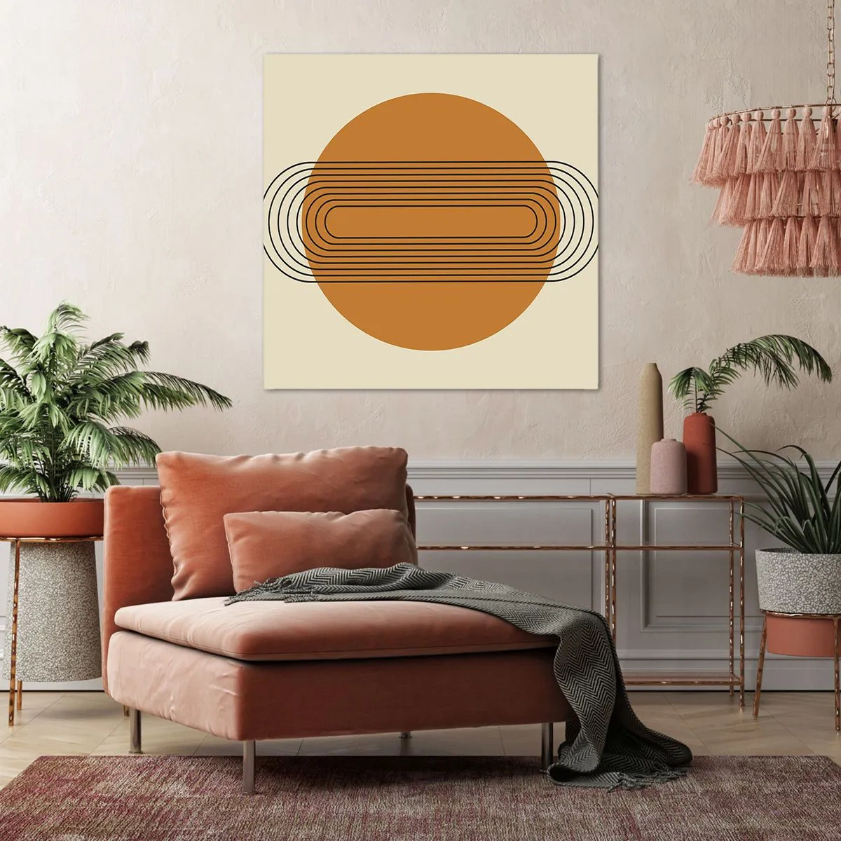 Cuadro sobre lienzo - Impresión de Imagen - El plan perfecto - 70x70 cm