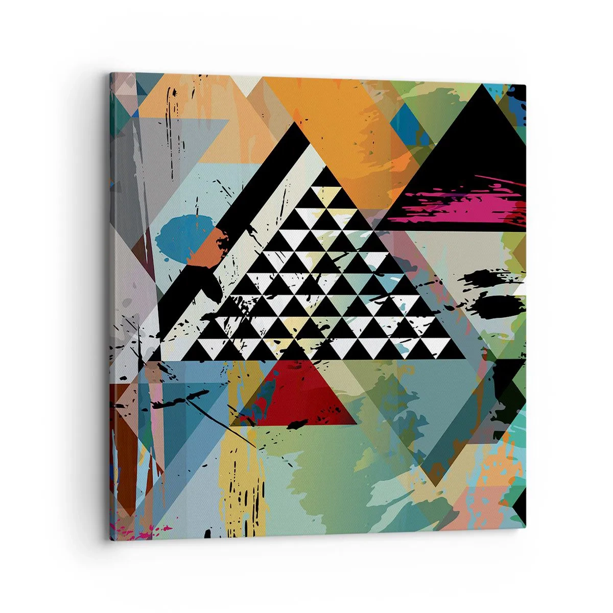 Cuadro sobre lienzo - Impresión de Imagen - Qué sencillo es - 70x70 cm