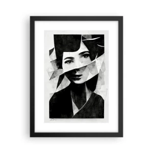 Póster en marco negro - Lo que realmente eres… - 30x40 cm