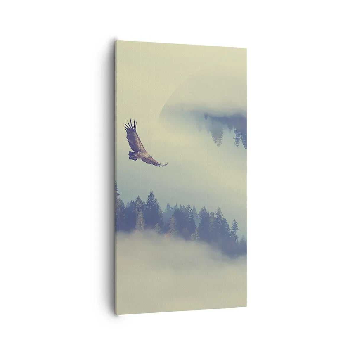 Cuadro sobre lienzo - Impresión de Imagen - Vi la sombra de un águila - 65x120 cm