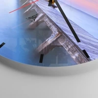 Esfera sin numeración, con rayas