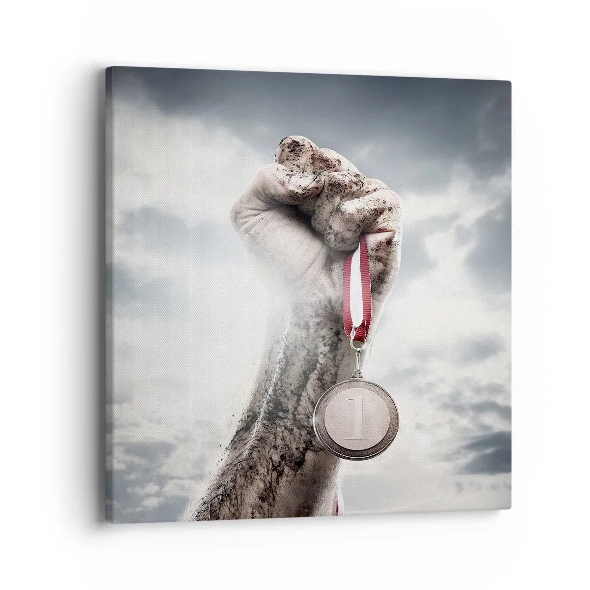 Cuadro sobre lienzo - Impresión de Imagen - Per aspera ad astra - 40x40 cm