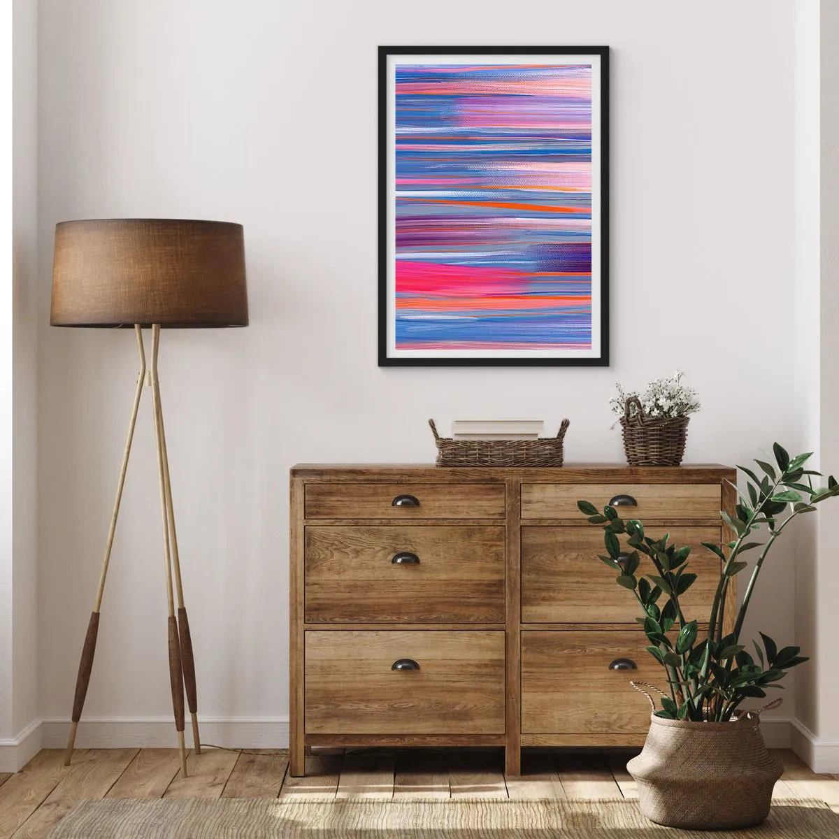 Póster en marco negro - Ascensión - 61x91 cm