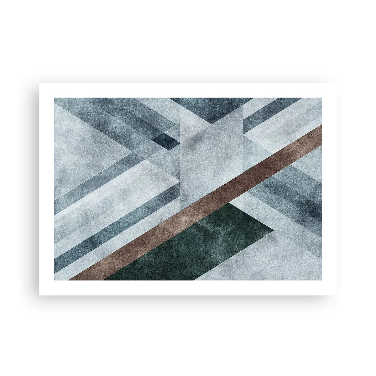 Póster - Sofisticada elegancia de la geometría - 70x50 cm