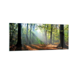 Cuadro sobre vidrio - Impresiones sobre Vidrio - Resplandores y sombras - 100x40 cm