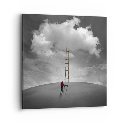 Cuadro sobre lienzo - Impresión de Imagen - Todo es posible - 30x30 cm