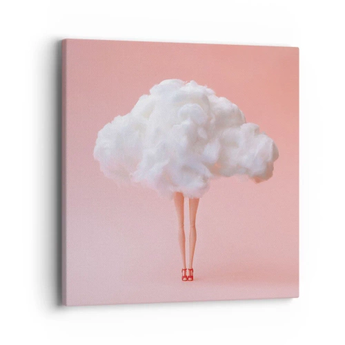 Cuadro sobre lienzo - Impresión de Imagen - Dulce promesa - 40x40 cm