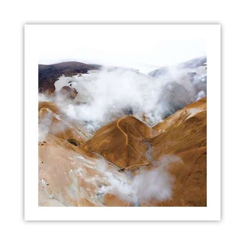 Póster - La dura belleza de Islandia - 50x50 cm
