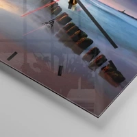 Esfera sin numeración, con rayas