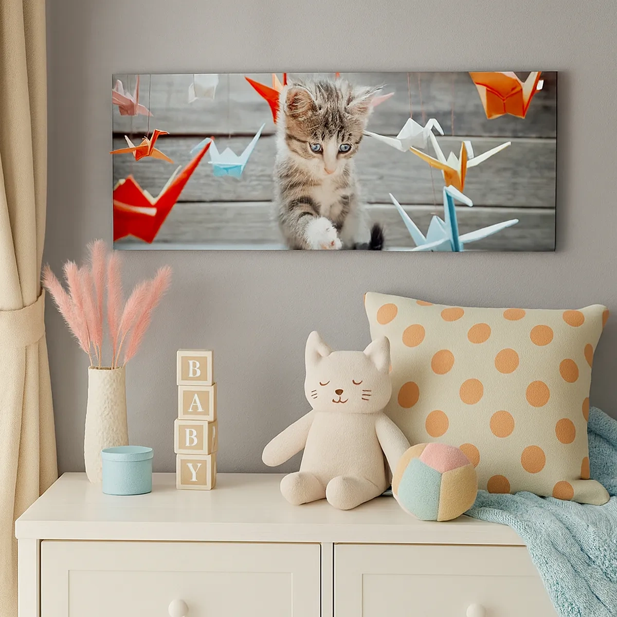 Cuadro sobre lienzo - Impresión de Imagen - La primera lección - 30x30 cm