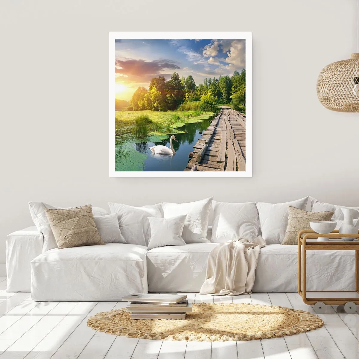 Póster - Verano, verano en todas partes - 60x60 cm