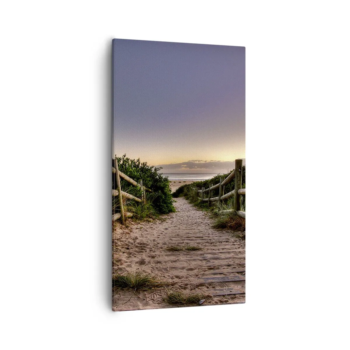 Cuadro sobre lienzo - Impresión de Imagen - Objetivo a la vista - 55x100 cm