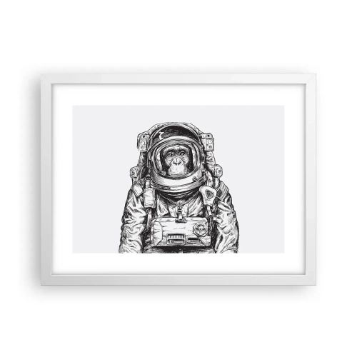 Póster en marco blanco - Evolución alternativa - 40x30 cm