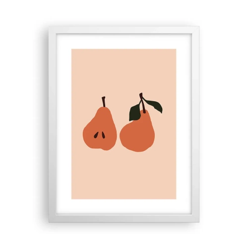 Póster en marco blanco - La dulzura misma - 30x40 cm