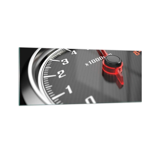 Cuadro sobre vidrio - Impresiones sobre Vidrio - Pisa a fondo - 100x40 cm