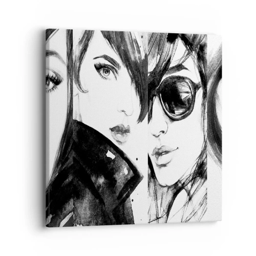 Cuadro sobre lienzo - Impresión de Imagen - La belleza multiplicada - 40x40 cm