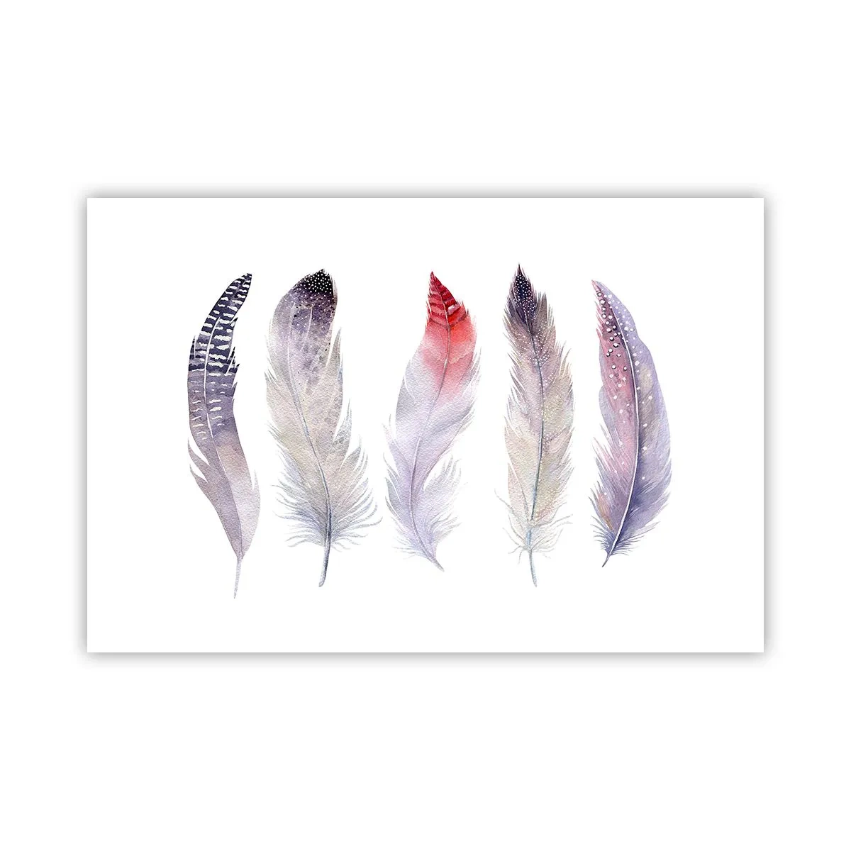 Póster - Suave como la niebla de muchos colores - 91x61 cm