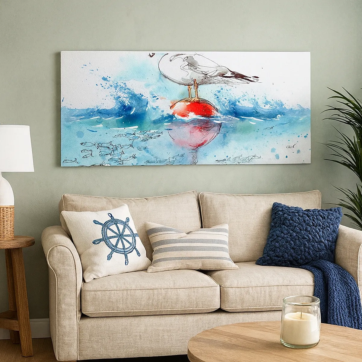 Cuadro sobre lienzo - Impresión de Imagen - Una captura exitosa - 30x30 cm