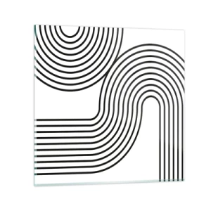 Cuadro sobre vidrio - Impresiones sobre Vidrio - En una curva - 60x60 cm