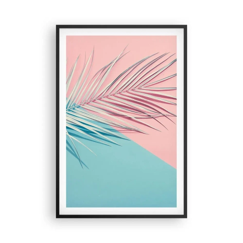 Póster en marco negro - Impresión tropical - 61x91 cm