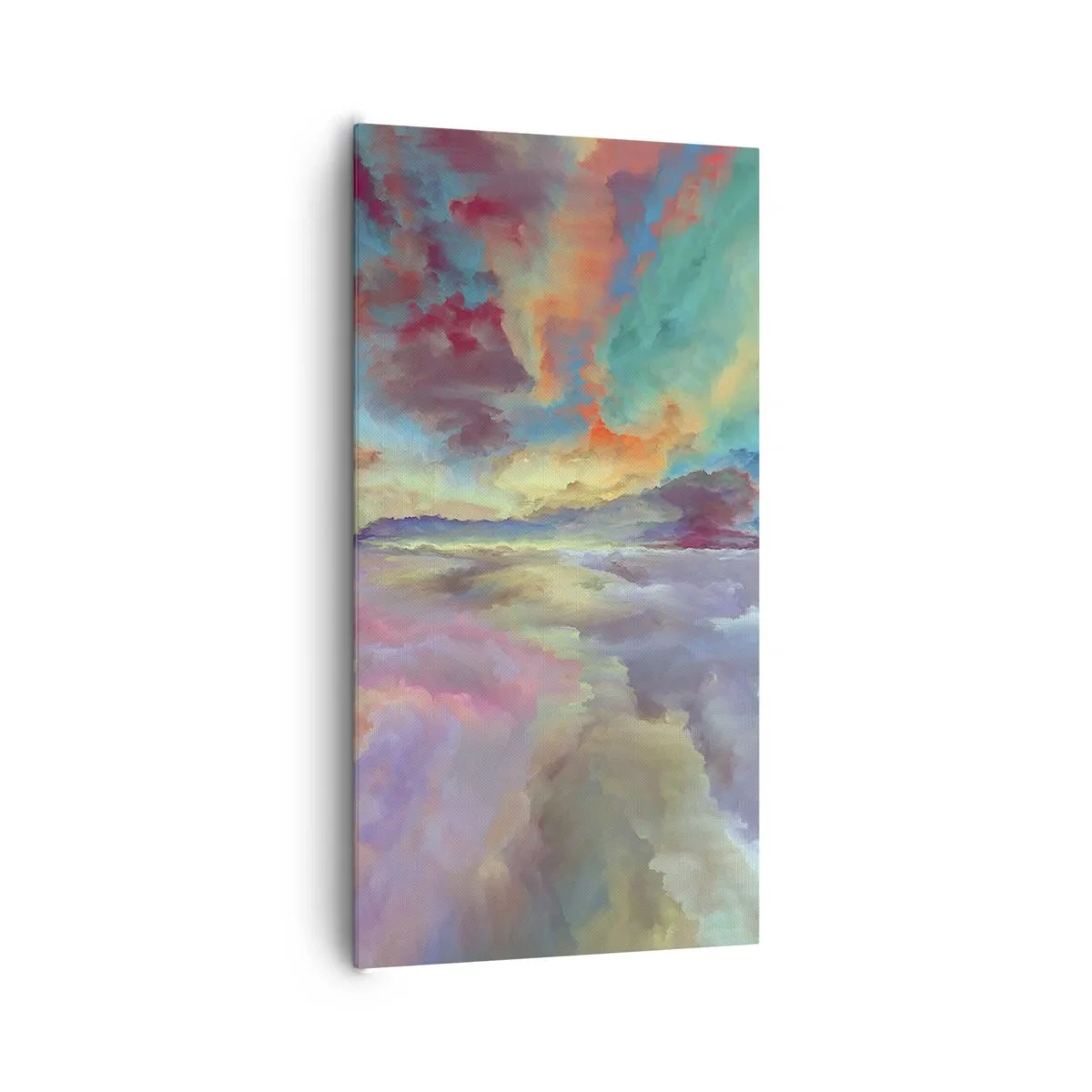 Cuadro sobre lienzo - Impresión de Imagen - Dos cielos - 65x120 cm