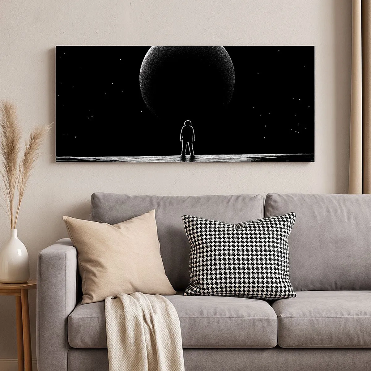 Cuadro sobre lienzo - Impresión de Imagen - Cara a cara - 100x40 cm