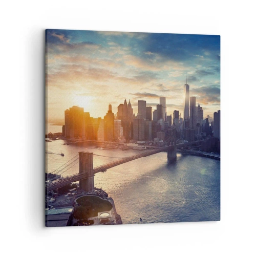 Cuadro sobre lienzo - Impresión de Imagen - Un monumento a la cultura occidental - 50x50 cm