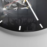 Esfera sin numeración, con rayas