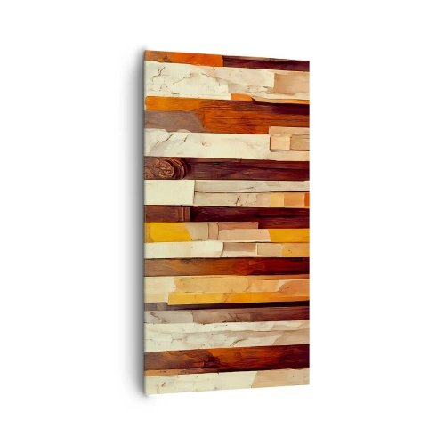 Cuadro sobre lienzo - Impresión de Imagen - Himno de los árboles del bosque - 65x120 cm