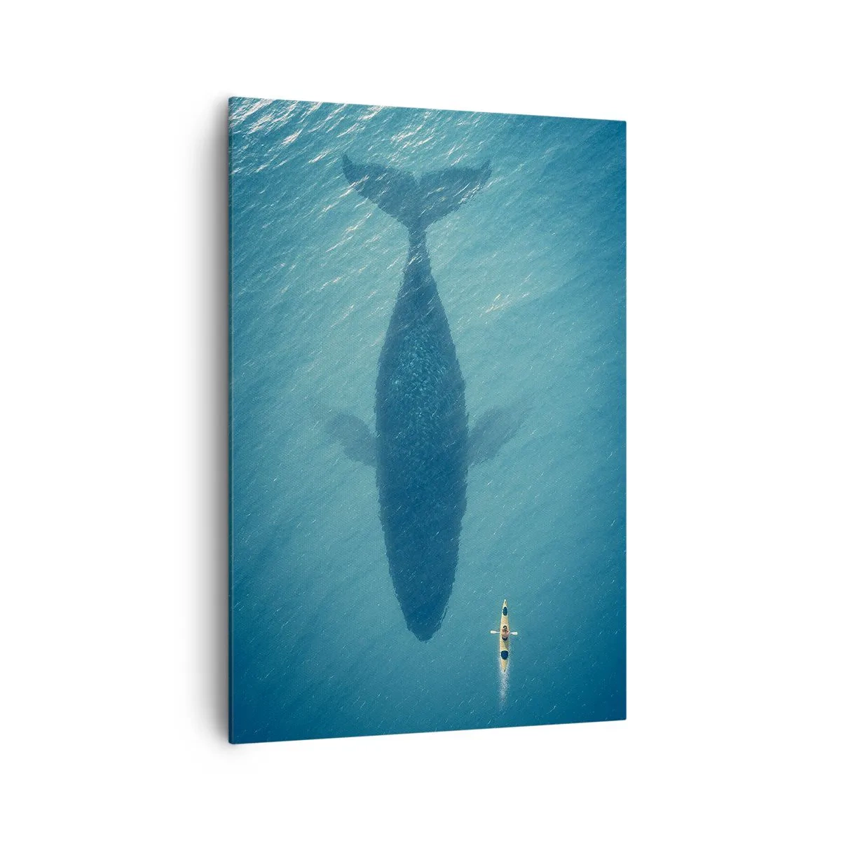 Cuadro sobre lienzo - Impresión de Imagen - Encuentro en el océano - 70x100 cm