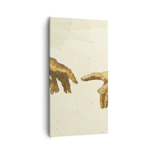 Cuadro sobre lienzo - Impresión de Imagen - Geometría divina - 55x100 cm