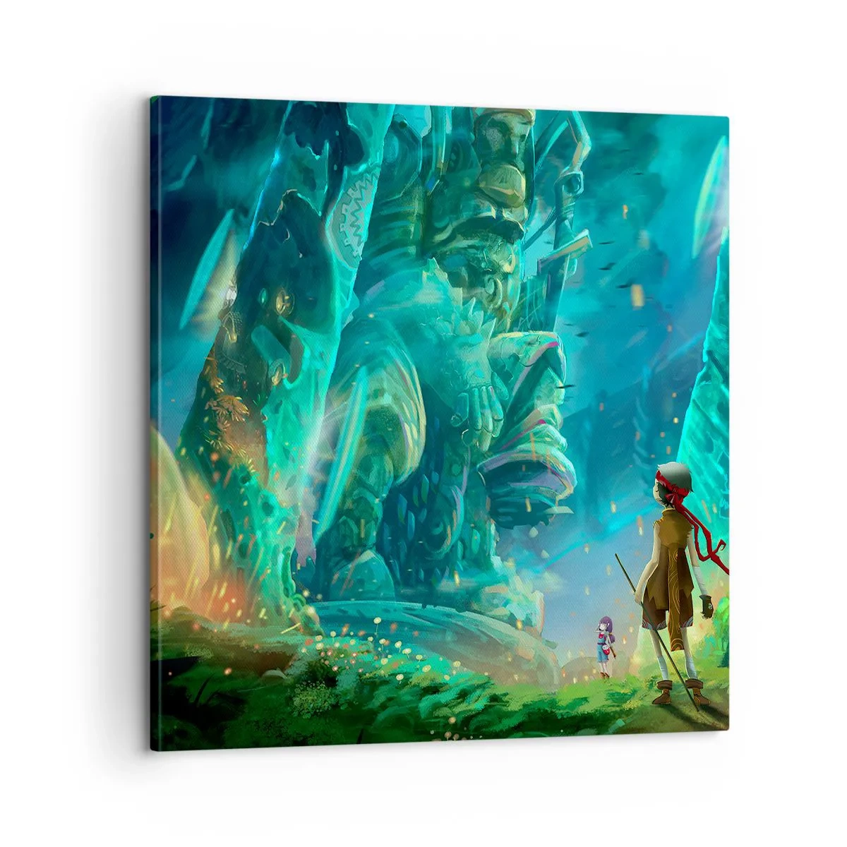 Cuadro sobre lienzo - Impresión de Imagen - Del gran libro de los cuentos de hadas - 60x60 cm