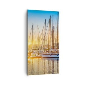 Cuadro sobre lienzo - Impresión de Imagen - El viento debe dormir también - 65x120 cm