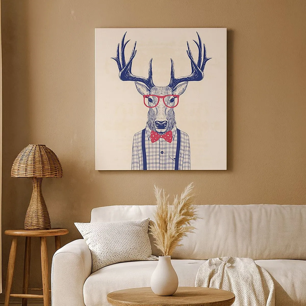 Cuadro sobre lienzo - Impresión de Imagen - Una extravagancia lúdica - 30x30 cm