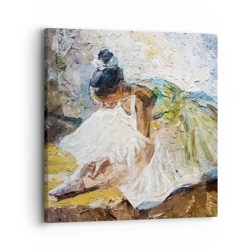 Cuadro sobre lienzo - Impresión de Imagen - De un cuadro de Degas - 30x30 cm