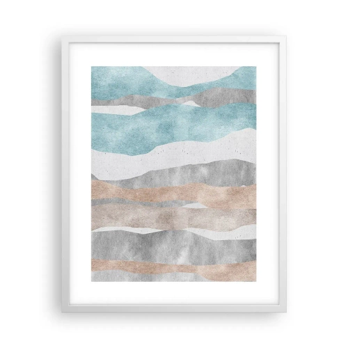 Póster en marco blanco - Un estudio de la cercanía - 40x50 cm