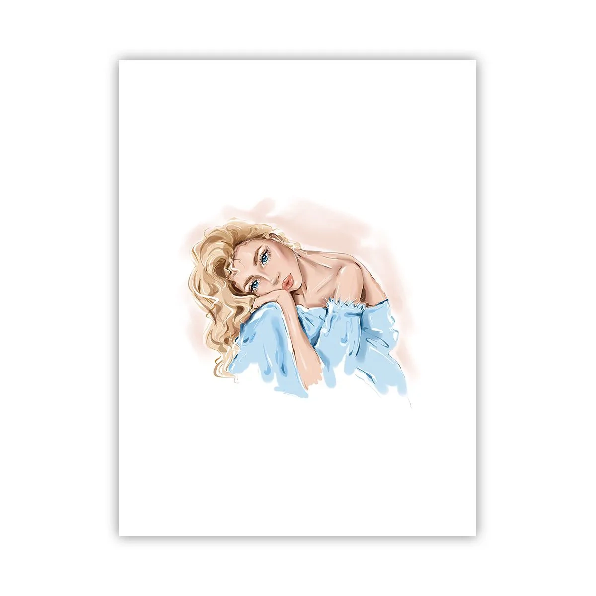 Póster - Soñar en azul - 30x40 cm