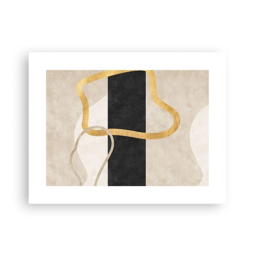 Póster - Formas en bucle - 40x30 cm