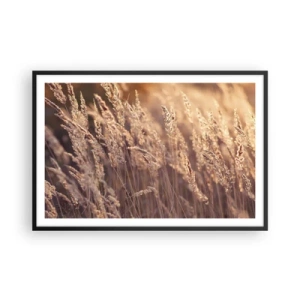 Póster en marco negro - Listos para dar la bienvenida al otoño - 91x61 cm