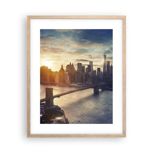 Póster en marco roble claro - Un monumento a la cultura occidental - 40x50 cm