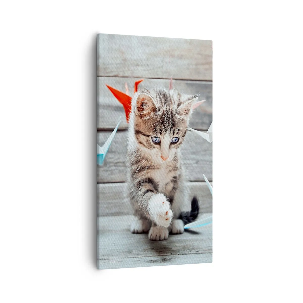 Cuadro sobre lienzo - Impresión de Imagen - La primera lección - 55x100 cm