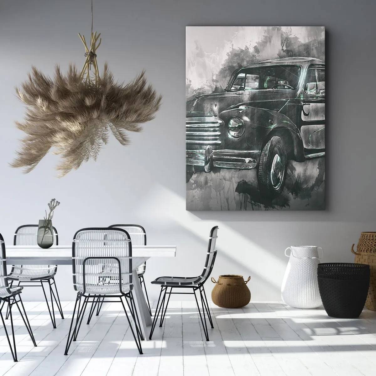 Cuadro sobre lienzo - Impresión de Imagen - Antepasado respetable - 55x100 cm