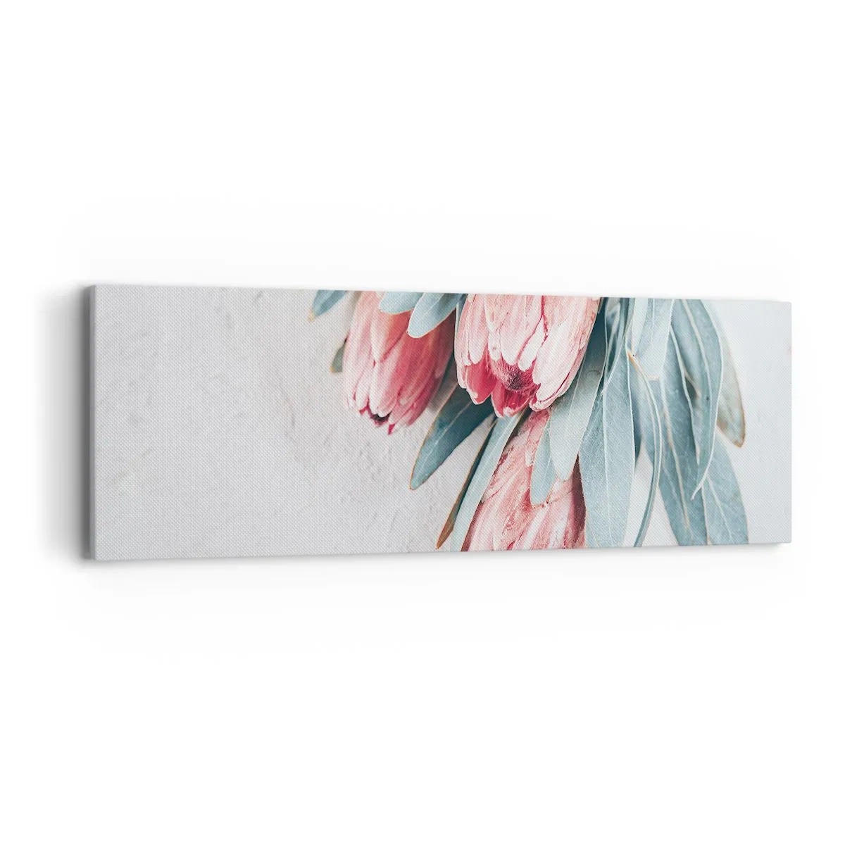 Cuadro sobre lienzo - Impresión de Imagen - Avergonzada de su propia belleza - 90x30 cm