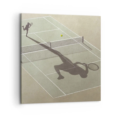 Cuadro sobre lienzo - Impresión de Imagen - Véncete a ti mismo - 60x60 cm