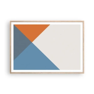 Póster en marco roble claro - Desde el punto de vista de... - 100x70 cm