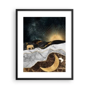 Póster en marco negro - Leyes eternas - 40x50 cm