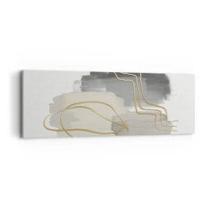 Cuadro sobre lienzo - Impresión de Imagen - Persistencia y movimiento - 90x30 cm